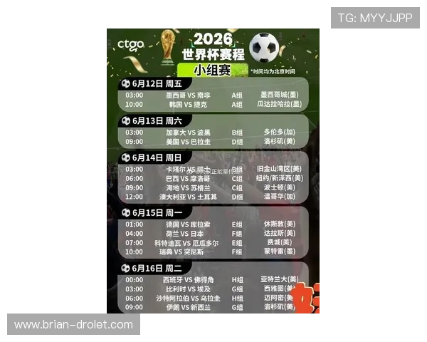 2026年世界杯亚洲预选赛赛程安排指南，帮助球迷掌握每场比赛的具体时间和重要赛事